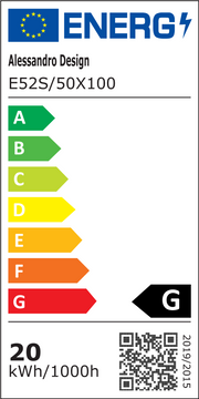 Půlměsícové LED zrcadlo 50x100cm, Arched Touch, Demister System, Stmívatelné