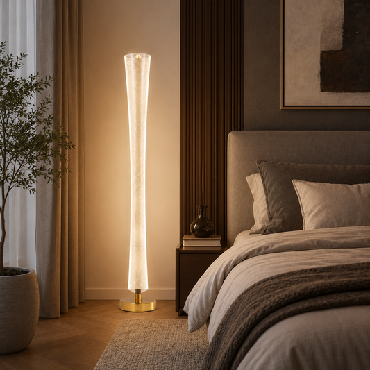 Moderní LED lampa Augustinus 40W 127Cm Teplé/Neutrální/Studené Zlaté světlo