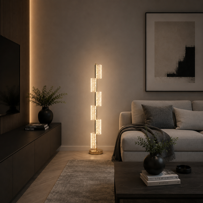 LED lampa 40W Modern Austin 125Cm 3000/4000/6000K Gold