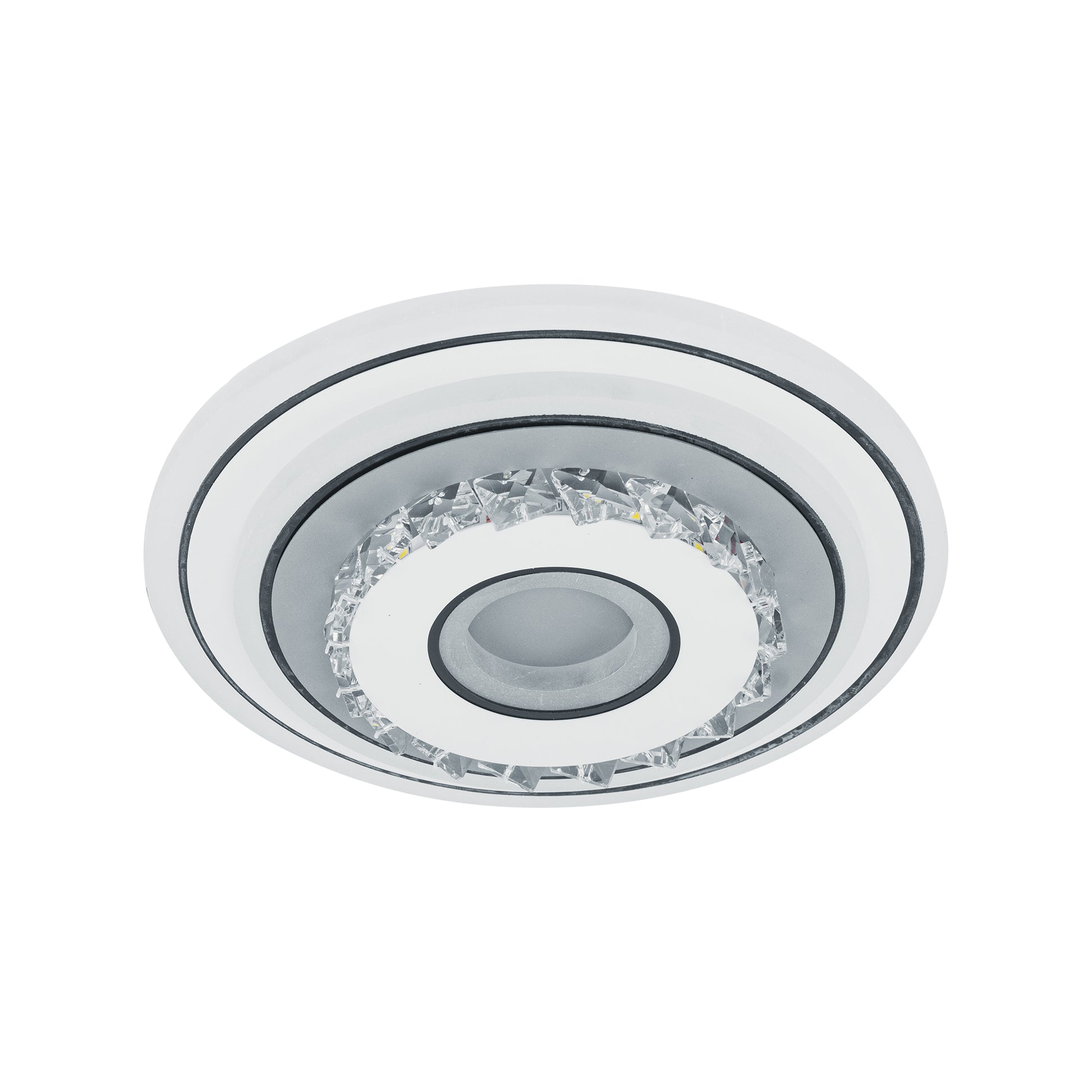 Křišťálový LED lustr MITA 28W, Průměr 20cm, Kulatý, Studené/Teplé/Neutrální světlo, Bílé LED Lustry Výchozí název Alessandro Design