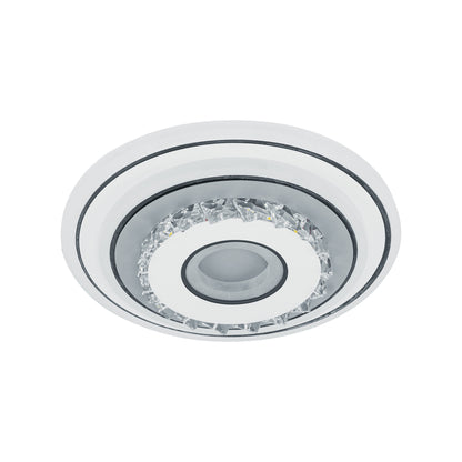 Křišťálový LED lustr MITA 28W, Průměr 20cm, Kulatý, Studené/Teplé/Neutrální světlo, Bílé LED Lustry Výchozí název Alessandro Design