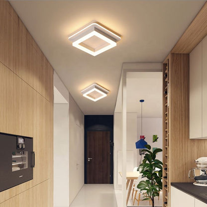 MODERNÍ LED lustr 26W, velikost 19,5x19,5, čtvercový, studené/teplé/neutrální světlo, bílý LED lustr Výchozí název Alessandro Design