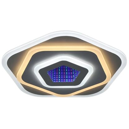 LED lustr NEXA 3D 39W, průměr 23cm, studené/teplé/neutrální světlo, bílý LED lustr Výchozí název Alessandro Design