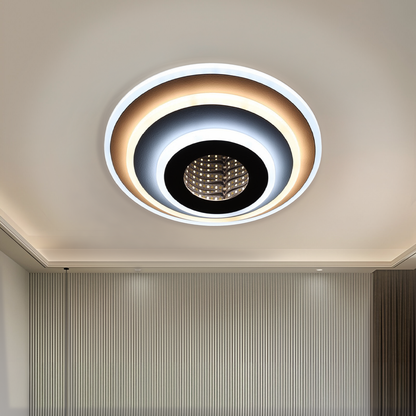 LED lustr NEXA ROTUND 3D 39W, studené/teplé/neutrální světlo, bílé LED lustry Výchozí název Alessandro Design
