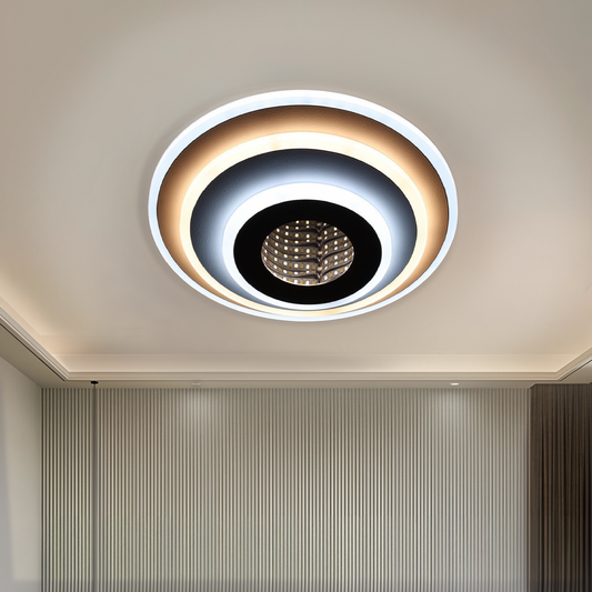 LED lustr NEXA ROTUND 3D 39W, studené/teplé/neutrální světlo, bílé LED lustry Výchozí název Alessandro Design