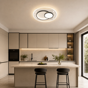 LED lustr s dálkovým ovládáním SERPENTA 51W, kulatý, studené/teplé/neutrální světlo, stmívatelný, černý