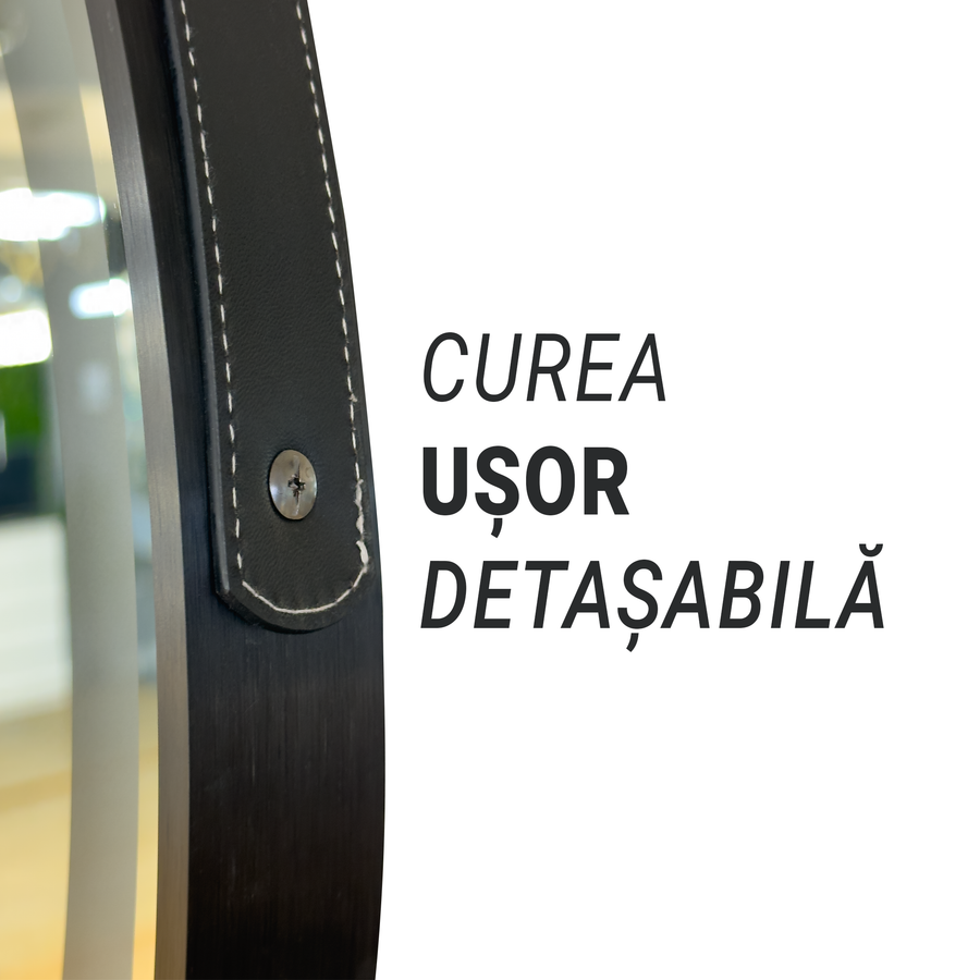 LED kulaté zrcadlo, 11W, 60cm, Micah Marcello MotionGlow Sensor, Demister System, Hodiny a teploměr, Kosmetická lupa, Stmívatelné Marcello Mirrors Výchozí název Alessandro Design