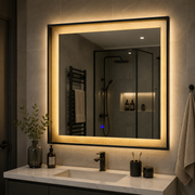 Giga LED zrcadlo, 80x60cm, Silver, Touch, 6000K light