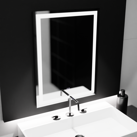 Obdélníkové LED zrcadlo, 60x80cm, RÁM Základní dotyková zrcadla Korman C Výchozí název Alessandro Design