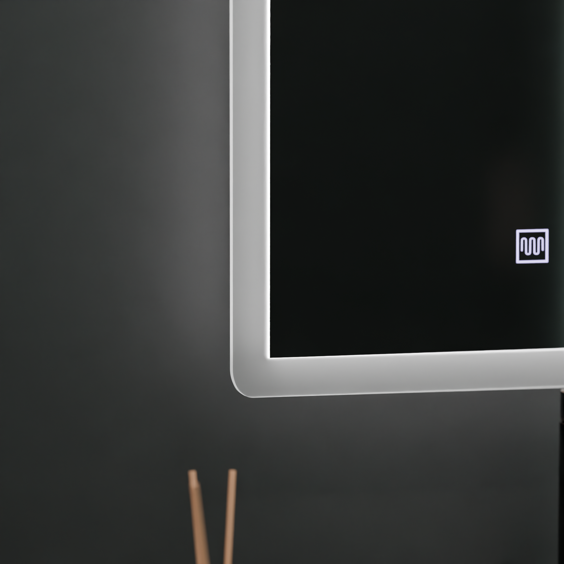 Obdélníkové LED zrcadlo, 60x80cm, Touch VENERA, Demister System, Stmívatelná zrcátka Korman E Výchozí název Alessandro Design