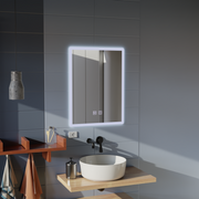Obdélníkové LED zrcadlo, 60x80cm, Touch VENERA, Demister System, Stmívatelná zrcátka Korman E Výchozí název Alessandro Design