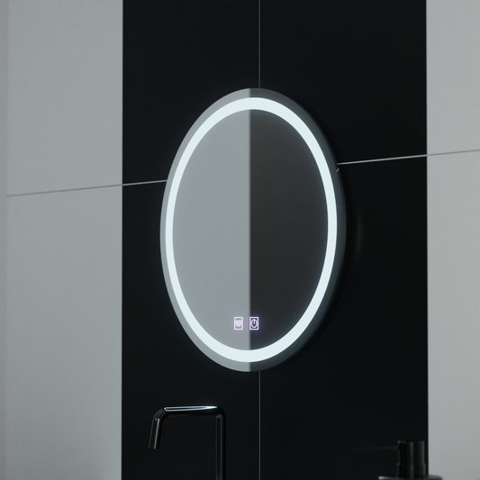 Kulaté LED zrcadlo 50cm Lucea Touch Demister System Zrcadla Korman E Výchozí název Alessandro Design