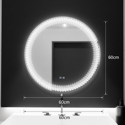 LED kulaté zrcadlo 60cm, Stellaire Touch, Demister System, Stmívatelné
