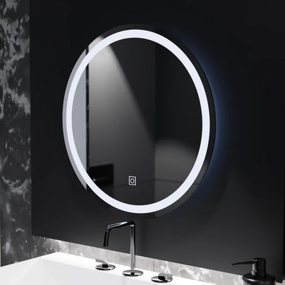 Kulaté LED zrcadlo, 70 cm, Basic Touch