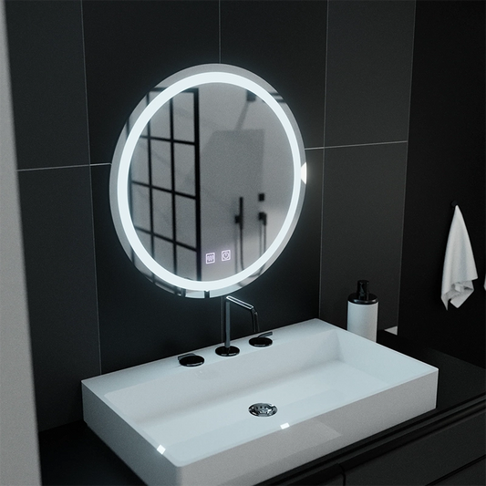 Kulaté LED zrcadlo, 70cm, Lucea Touch, Demister System, Stmívatelné