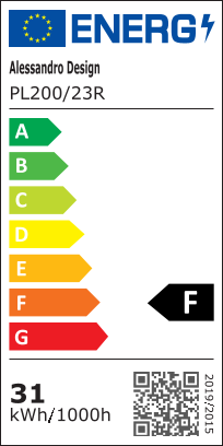Kulaté LED stropní svítidlo, 31W, 22cm, 6000K, bílý kov – studené světlo LED stropní svítidlo Výchozí název Alessandro Design