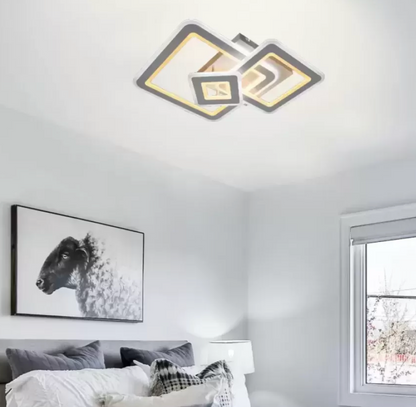 LED lustr s dálkovým ovládáním Hortensia 190W stmívatelný bílý