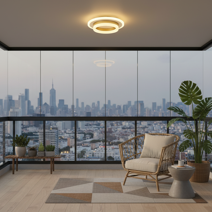 LED lustr SOLENA ROTONDA 21W, průměr 20cm, studené/teplé/neutrální světlo, zlatá bílá LED lustry Výchozí název Alessandro Design