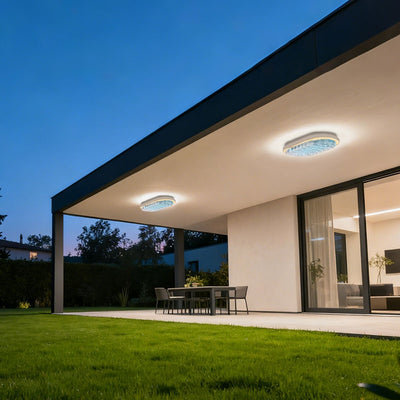 Venkovní nástěnné LED svítidlo AX325/270WH, 12W, IP65, bílá, kov