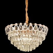 Candelabru Cristal CC5122/500GD 9xE14, Diametru 50cm, Auriu Lucios, Inaltime Reglabila Candelabre Cristal Default Title Alessandro Design