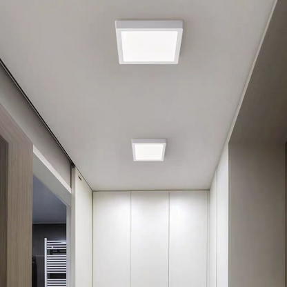 LED čtvercové stropní svítidlo, 36W, 22x22cm, studené světlo, 6000K, bílá LED stropní svítidla Výchozí název Alessandro Design