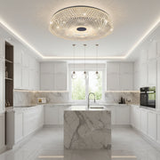 Lustra LED RADIAN Eleganza, 38.9W, Diametru 48.5 cm, Lumina Calda/Neutra/Rece, Alb Lustra LED Default Title Alessandro Design