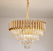 Candelabru Cristal VERSAILLES Magno 8x E14, Diametru 60cm, Auriu, Inaltime Reglabila Candelabre Cristal Default Title Alessandro Design