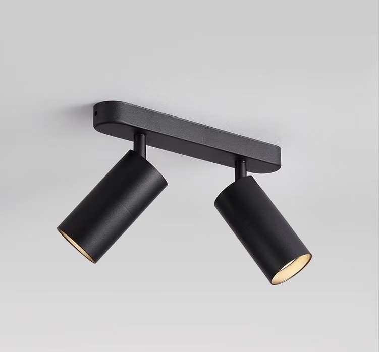 Lustr Joom s lineárním projektorem 2XGU10 Černý LED lustr Výchozí název Alessandro Design