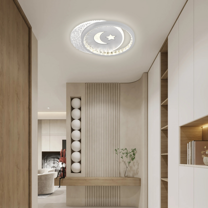 LED lustr PERU 34W, 2 kruhy, studené/teplé/neutrální světlo, bílé LED lustry Výchozí název Alessandro Design