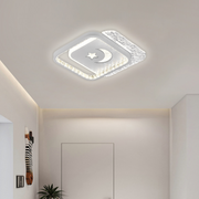 LED lustr PERU 38W, 2 čtverce, studené/teplé/neutrální světlo, bílé LED lustry Výchozí název Alessandro Design