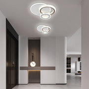 LED lustr NYXORA 44W, 3 kruhy, studené/teplé/neutrální světlo, bílé LED lustry Výchozí název Alessandro Design