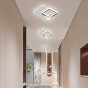 LED lustr NYXORA 51W, 3 čtverce, studené/teplé/neutrální světlo, bílé LED lustry Výchozí název Alessandro Design
