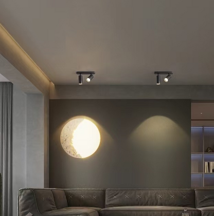 Lustr Joom s lineárním projektorem 2XGU10 Černý LED lustr Výchozí název Alessandro Design