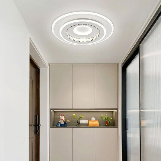 LED lustr DOLIANA 70W, průměr 50cm, studené/teplé/neutrální světlo, bílé LED lustry Výchozí název Alessandro Design