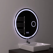 LED kulaté zrcadlo 70 cm, Touch Luxor, Demister System, stmívatelné koupelnové zrcadlo s LED a Demister Výchozí název Alessandro Design