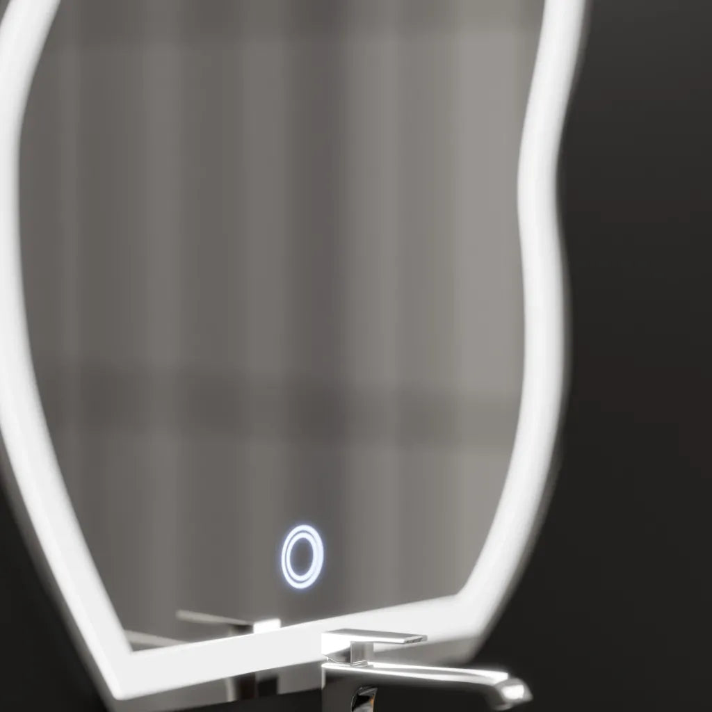 Organické LED zrcadlo 50x70cm, Touch Form, Demist System, Stmívatelné zrcátka Korman E Výchozí název Alessandro Design