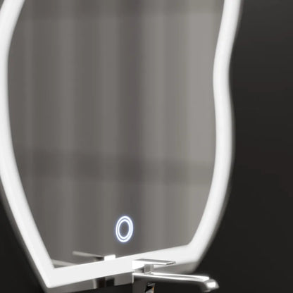 Organické LED zrcadlo 50x70cm, Touch Form, Demist System, Stmívatelné zrcátka Korman E Výchozí název Alessandro Design