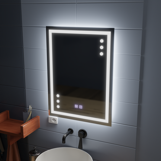 Zrcadlo LED Touch Infima Demist System 60X80cm Zrcadla Korman E Výchozí název Alessandro Design