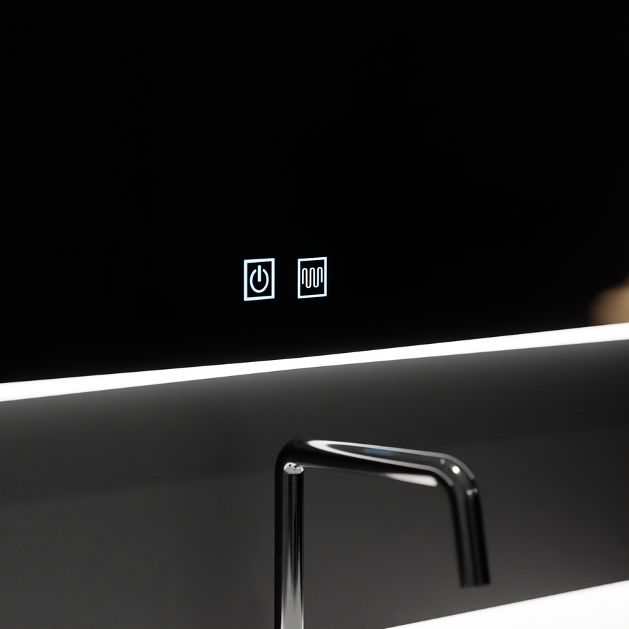 Cloud LED Mirror 60x40cm, Nuvola Touch, Demister System, Stmívatelná zrcátka Korman E Výchozí název Alessandro Design