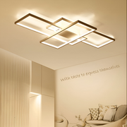 LED lustr s dálkovým ovládáním LANDYN 78W, studené/teplé/neutrální světlo, stmívatelné, bílé LED lustry s dálkovým ovládáním Výchozí název Alessandro Design