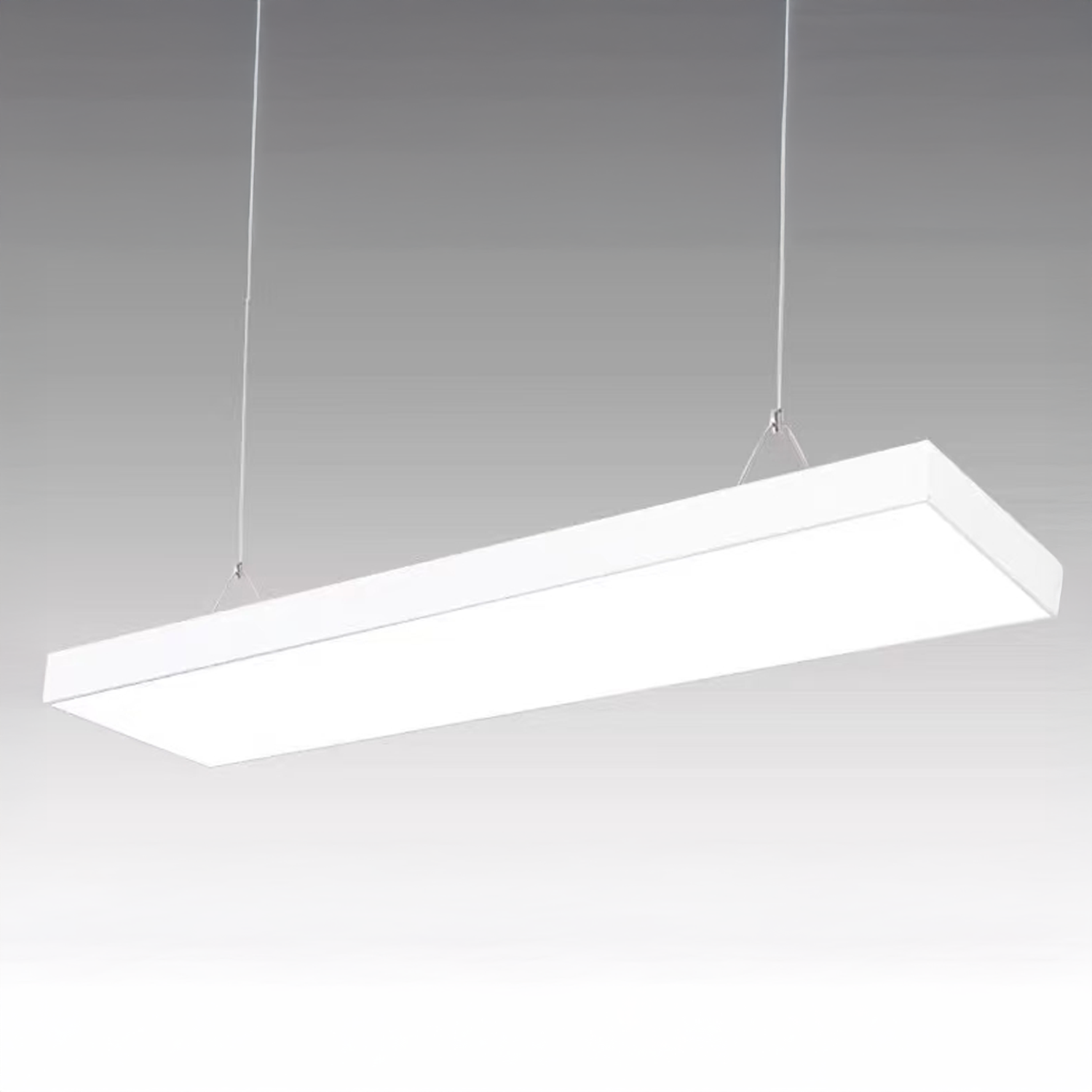 LED závěsný lustr DARIN, 120cm, 23W, Nastavitelná výška, Cool Light, Bílá Moderní Lustry Výchozí název Alessandro Design