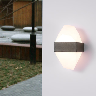 Venkovní nástěnné LED svítidlo ICEBERG 10W Metal IP65 Black