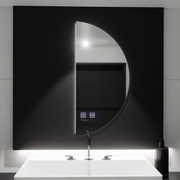 Semiluna LED zrcadlo 50x100cm, Touch Arced, Demister System, Stmívatelné zrcátka Korman E Výchozí název Alessandro Design