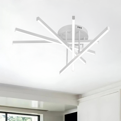 LED lustr GIO dálkové ovládání, 68W, 5 prvků, studené/chladné/neutrální světlo, stmívatelný, bílý