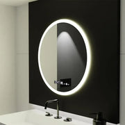 LED kulaté zrcadlo 50cm Giulia Sensor MotionGlow Marcello Systém odmlžování Hodiny a teploměr Dimabila Zrcátka Marcello Výchozí název Alessandro Design