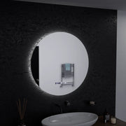 LED kulaté zrcadlo, 60 cm, Serenite MotionGlow Marcello, systém odmlžování, hodiny a teploměr, stmívatelná zrcátka Marcello Výchozí název Alessandro Design