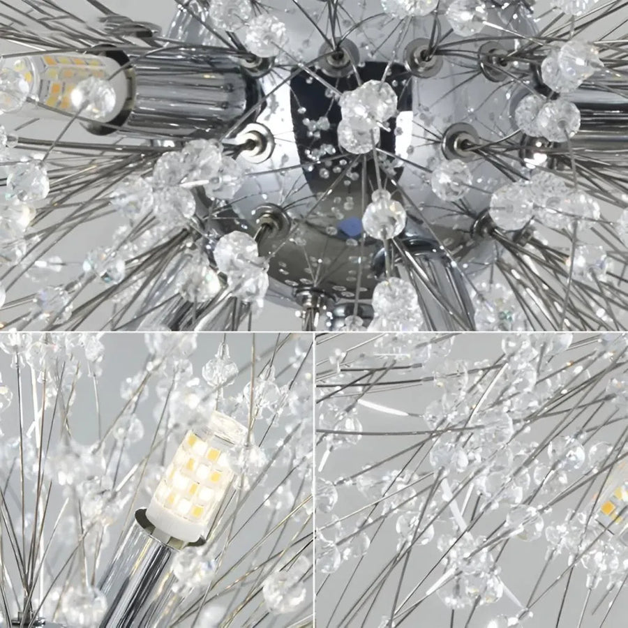Schönbrunn křišťálový lustr, 12x G9, průměr 60 cm, lesklý chrom, nastavitelná výška Moderní lustry Výchozí název Alessandro Design