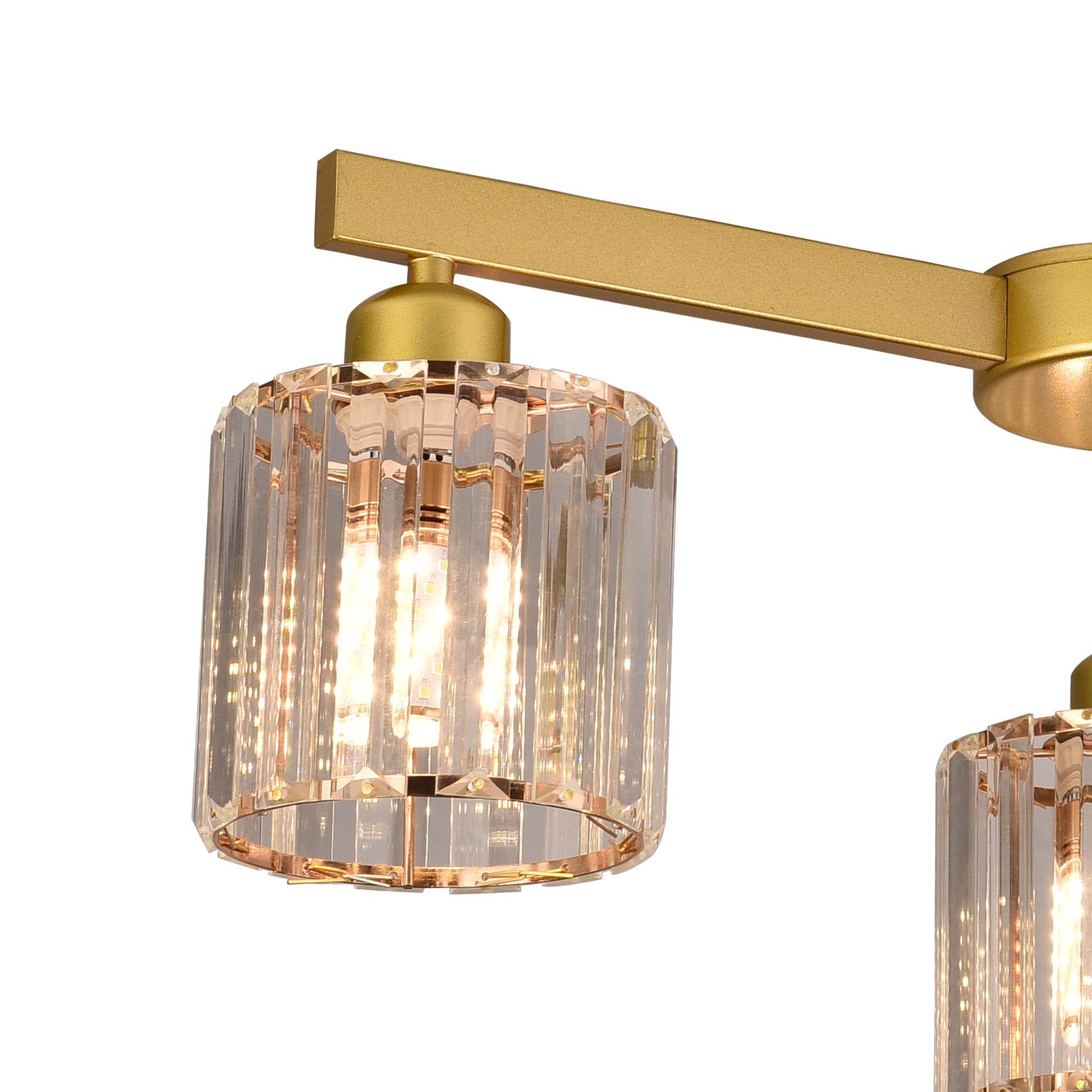 Lustra Clasica Moderna LC110/3GD cu Cristal, 3x E27, Auriu, Metal si Cristal Lustre Clasice Default Title Alessandro Design