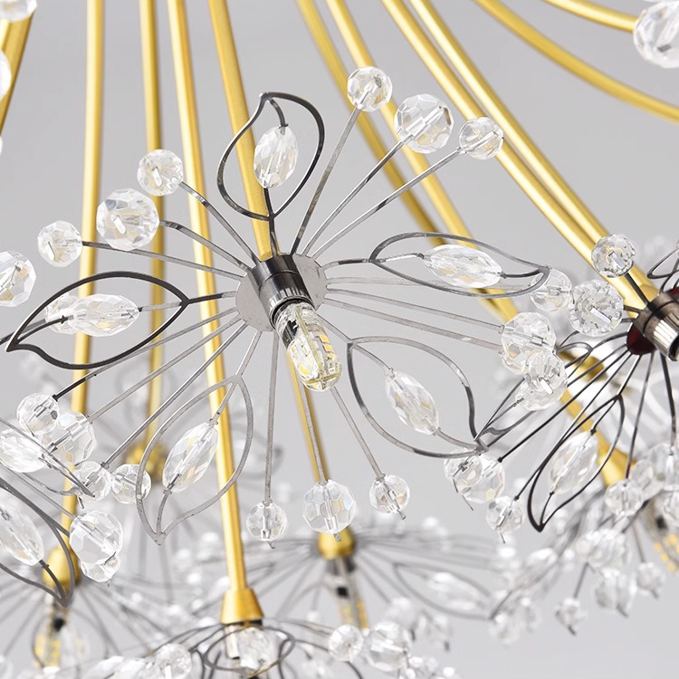 Petito Crystal Candelabra, 12XG4, Gold, Průměr 52cm Crystal Candelabra Výchozí název Alessandro Design