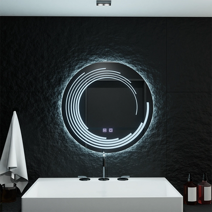 Mirror LED kolem 70 cm lira Verità Touch Dimable Defrition System